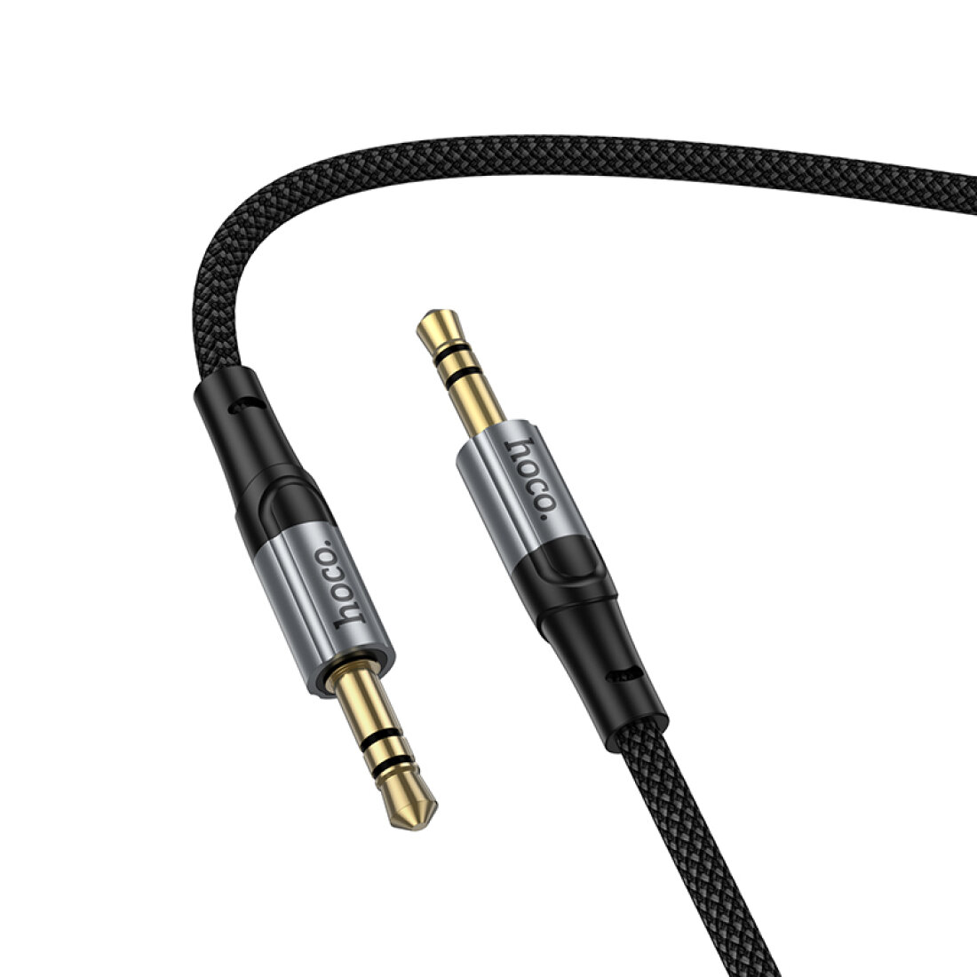 Дата-кабель HOCO UPA33 Nuevo audio cable AUX Black