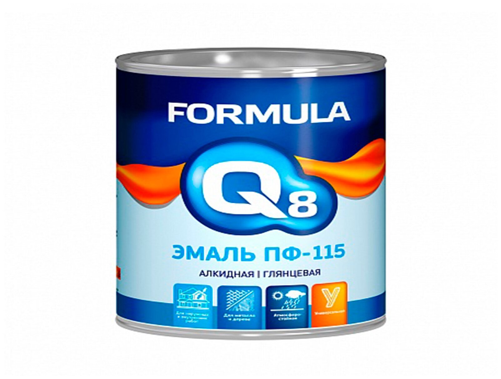FORMULA Q8 ЭМАЛЬ ПФ-115 АЛКИДНАЯ ФИОЛЕТОВАЯ  0,8КГ