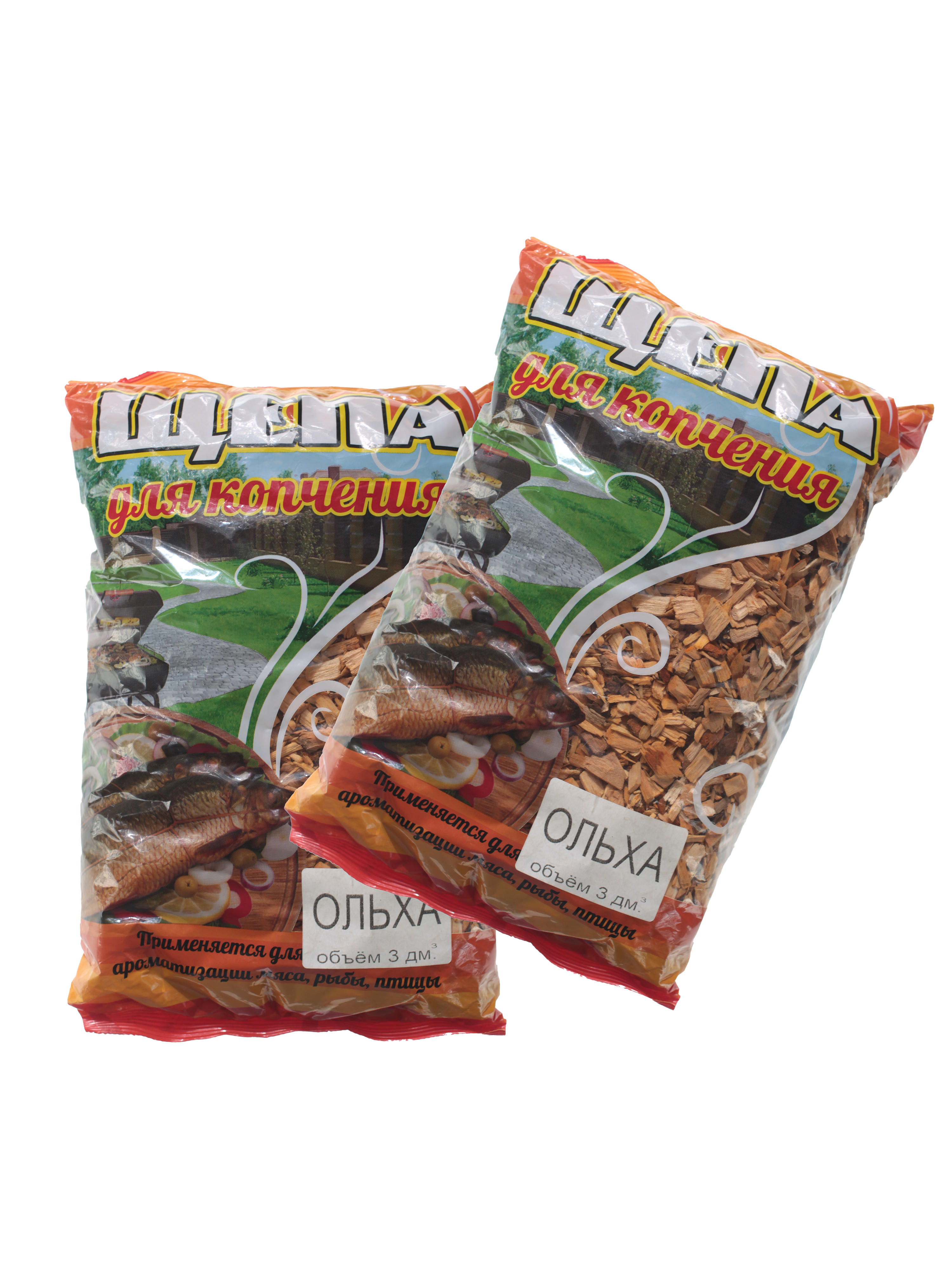 Щепа для копчения ОЛЬХА 500г, ШК-20-О