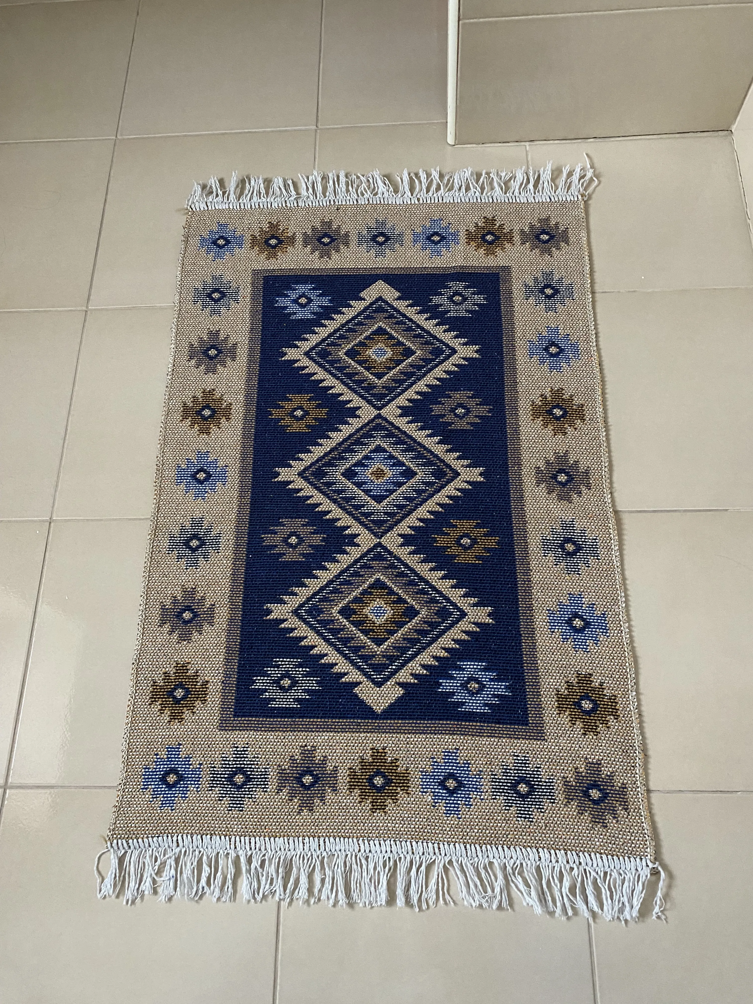 Коврик для в/к KILIM из 1шт 60х120см UK01 6120102 (синий) 1/40