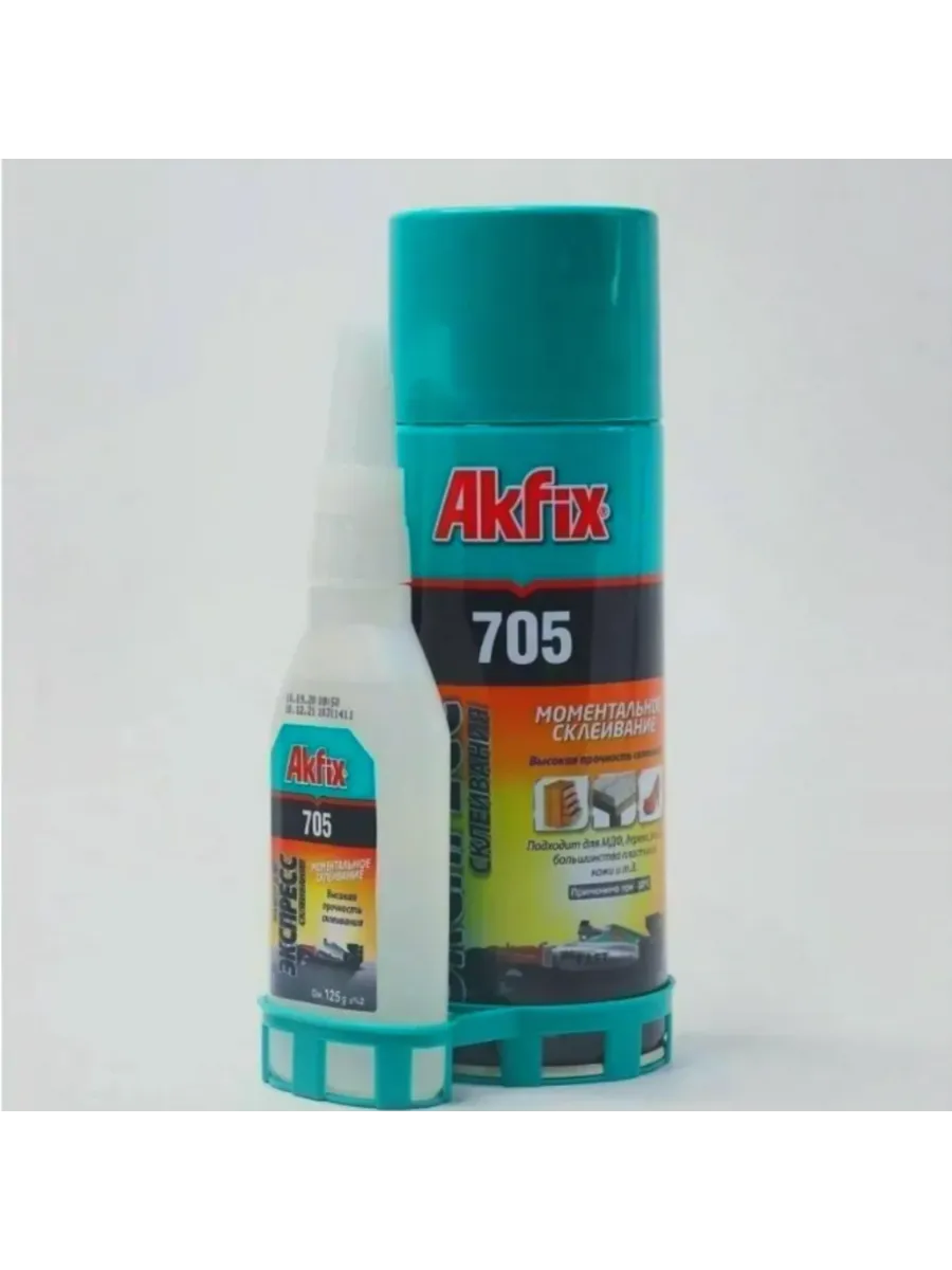 Клей цианоакрилатный Akfix 705   65г + активатор 200мл