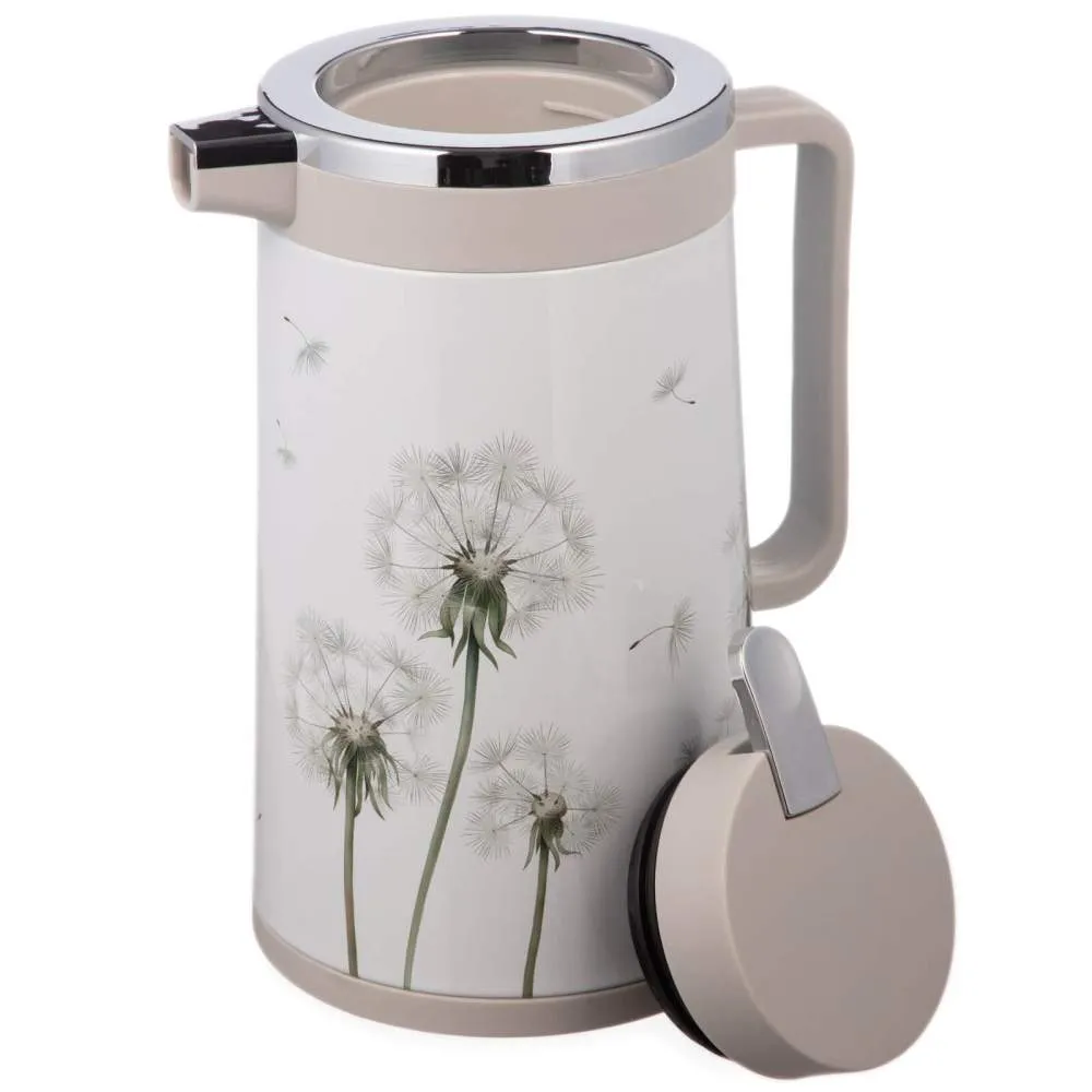 термос с ручкой 1600ML OD-TC06 / пластик крышка откидная с лейкой