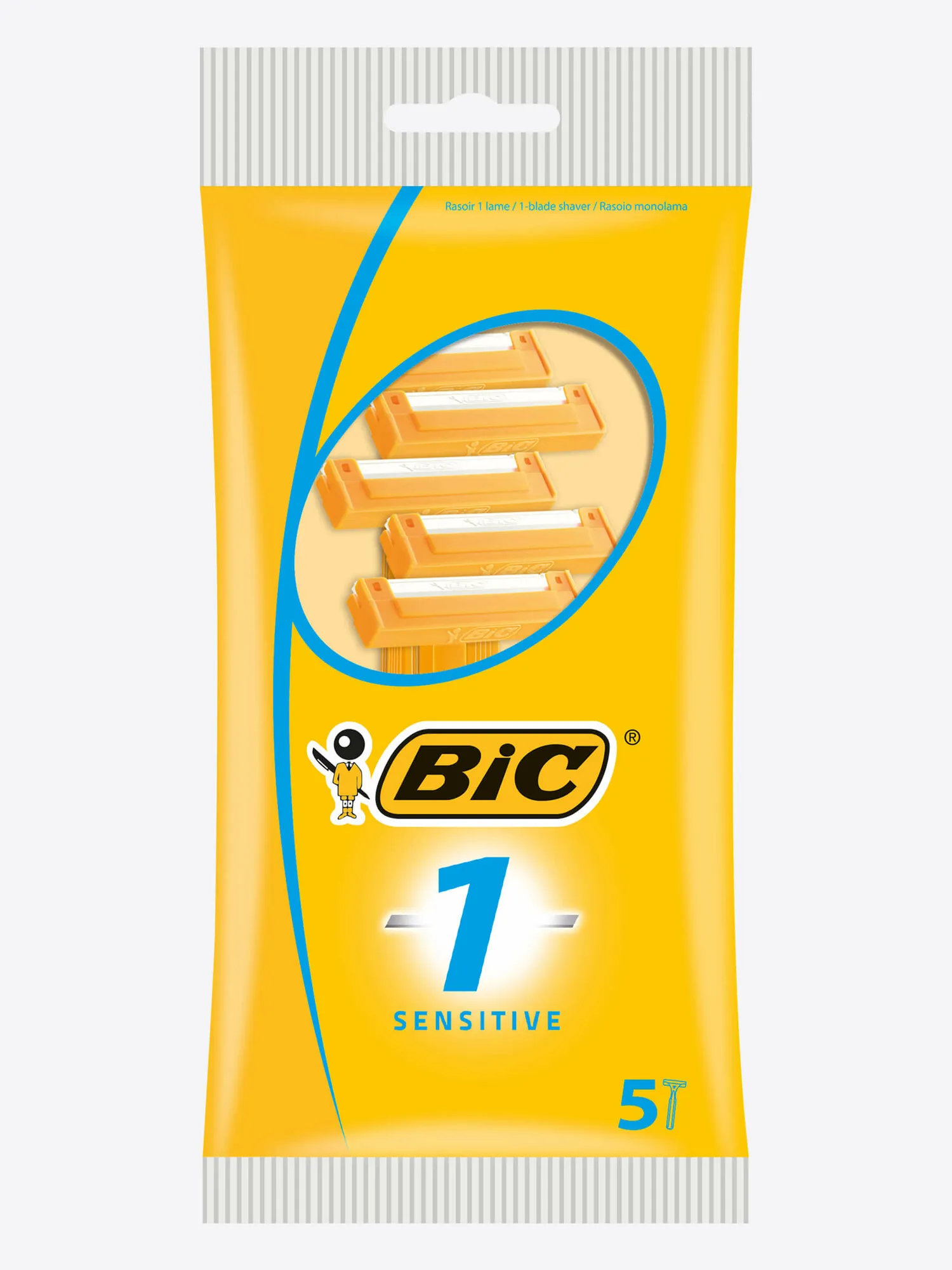 Bic одноразовый станок д/бритья 4 шт 3 лезвия для чувствительной кожи (Pivot) (1*10=10) 303312