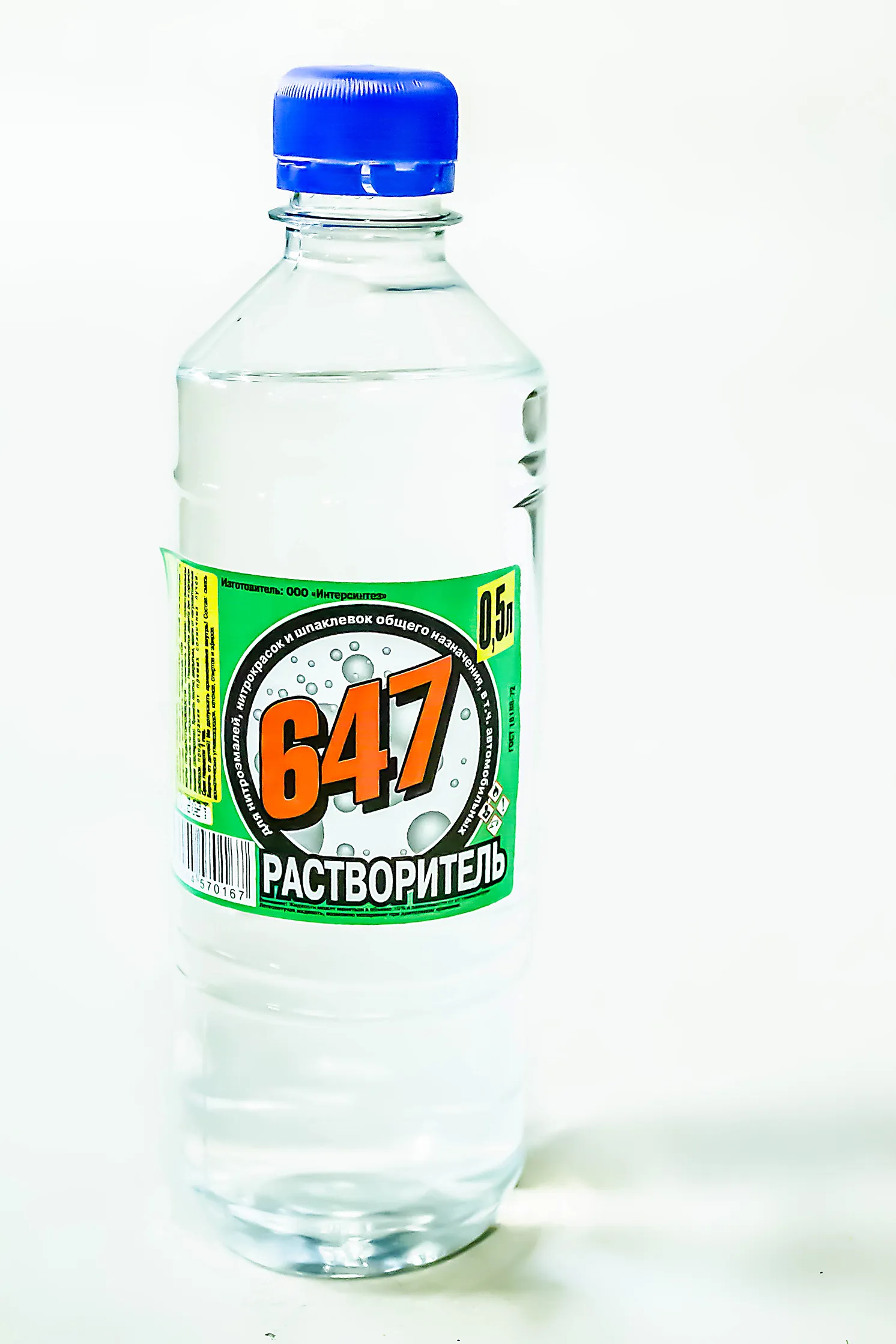 Растворитель 647, ПЭТ 0,4 л. ХимПром (25шт/ящ.)