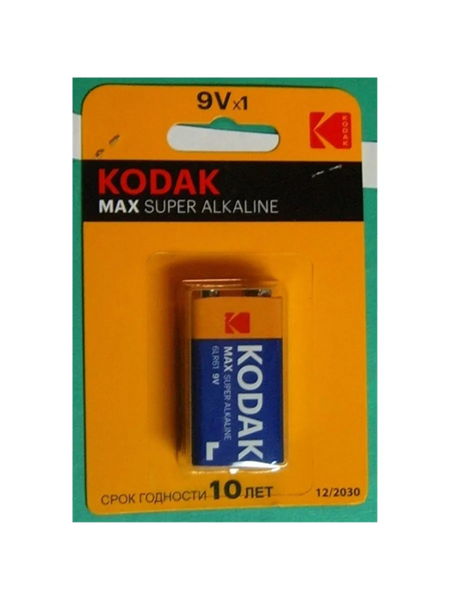 батарейка KODAK MAX SUPER 6LR61-1BL