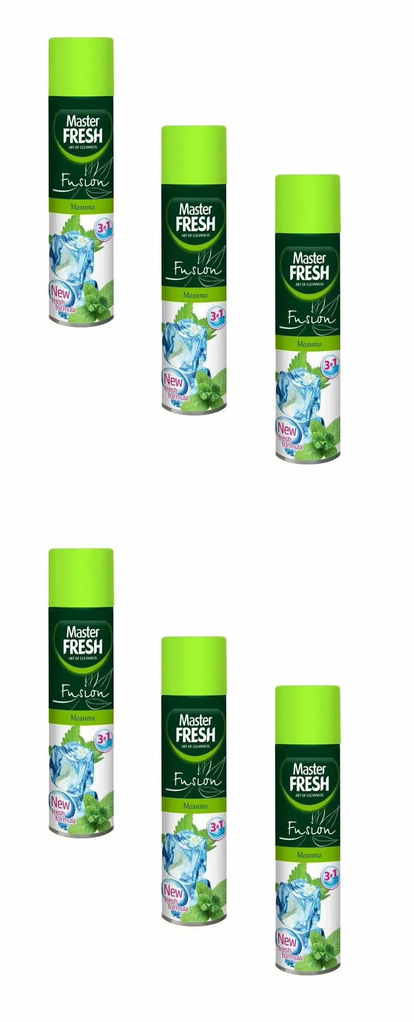 Освежитель воздуха "Master Fresh Fusion" (300 мл) Мохито (24 шт/ящ)