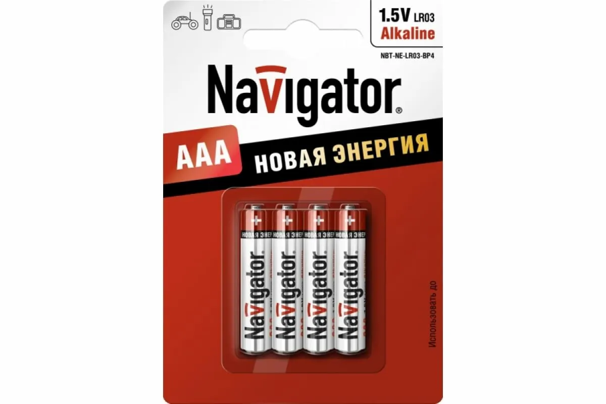 Элемент питания Navigator 94 751 NBT-NE-LR03-BP4 4/40/200