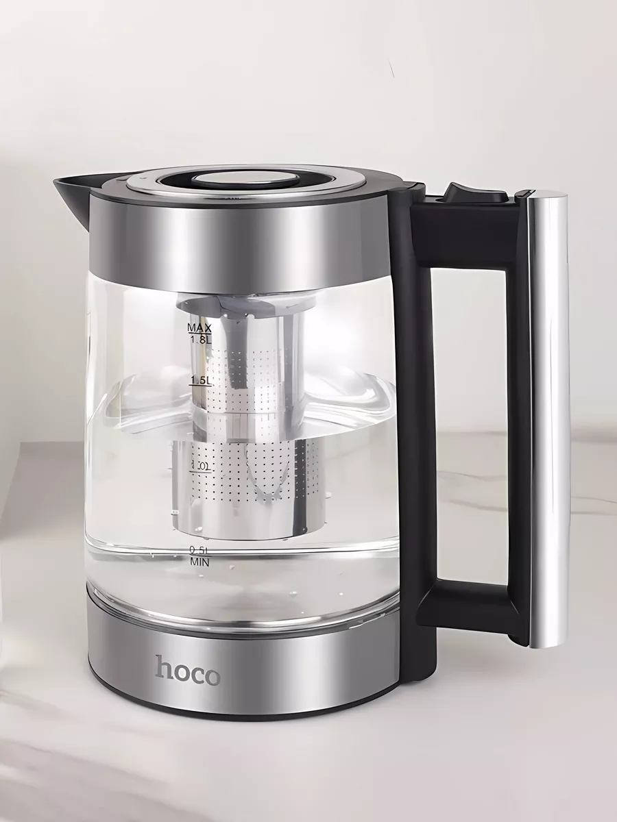 Чайник электрический hoco HA01A (high boron glass)